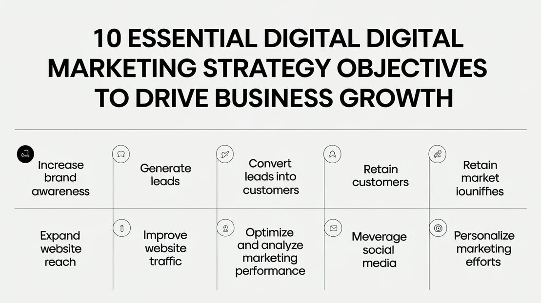 Digital Marketing Strategy Objectives